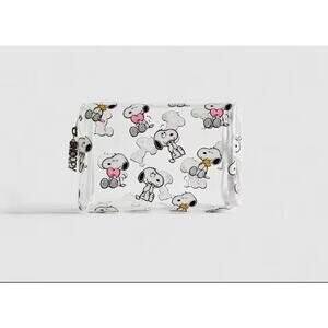 Peanuts x Primark Snoopy & Woodstock Clear Makeup Bag – NWT
